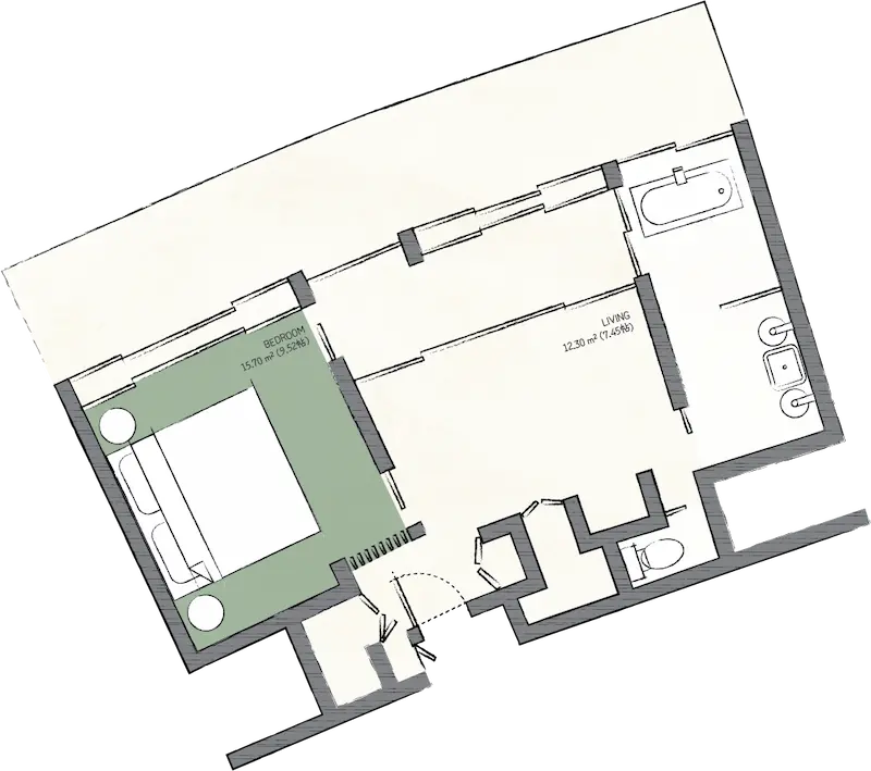 フォレストスイート 見取り図